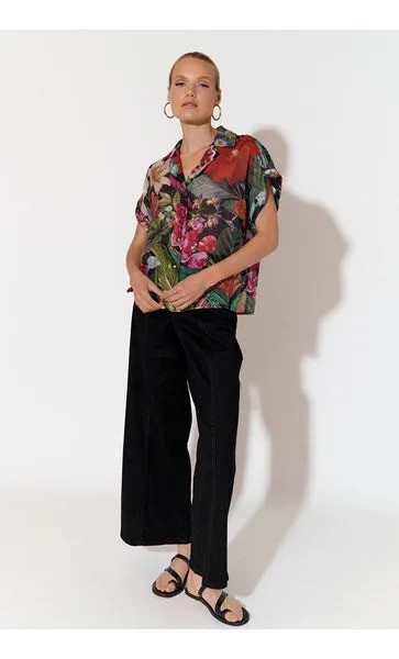 Miley Floral Short Sleeve Shirt