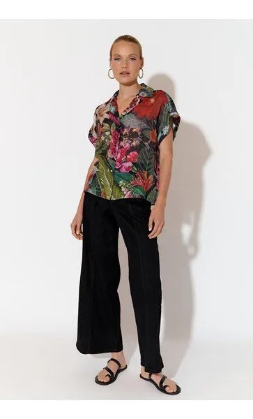 Miley Floral Short Sleeve Shirt