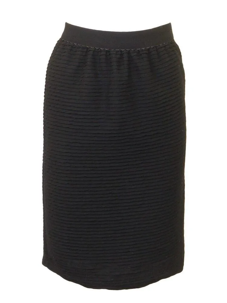 Miss Donna Stretch Layered Pencil Skirt