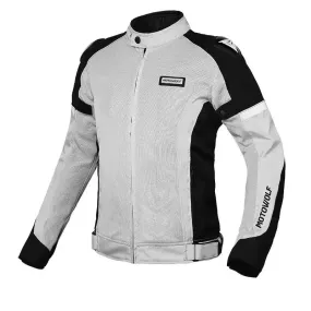 Motowolf Four Seasons Motorcycle Riding Jacket Mesh Casual Jacket With Built-in CE Protection and Anti Drop Racing Riding-MDL0515