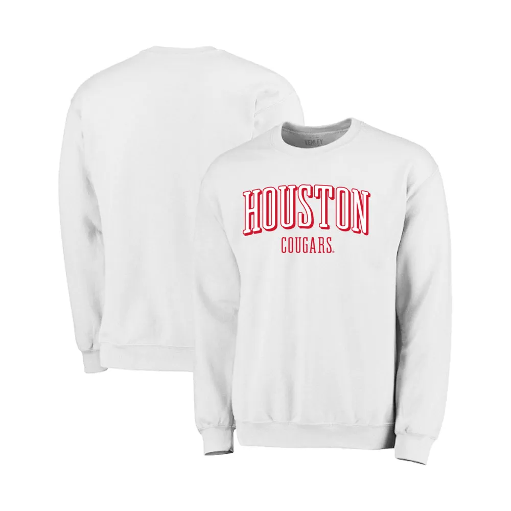 NCAA Houston Cougars RYLHOU07 Unisex Premium Crewneck Sweatshirt