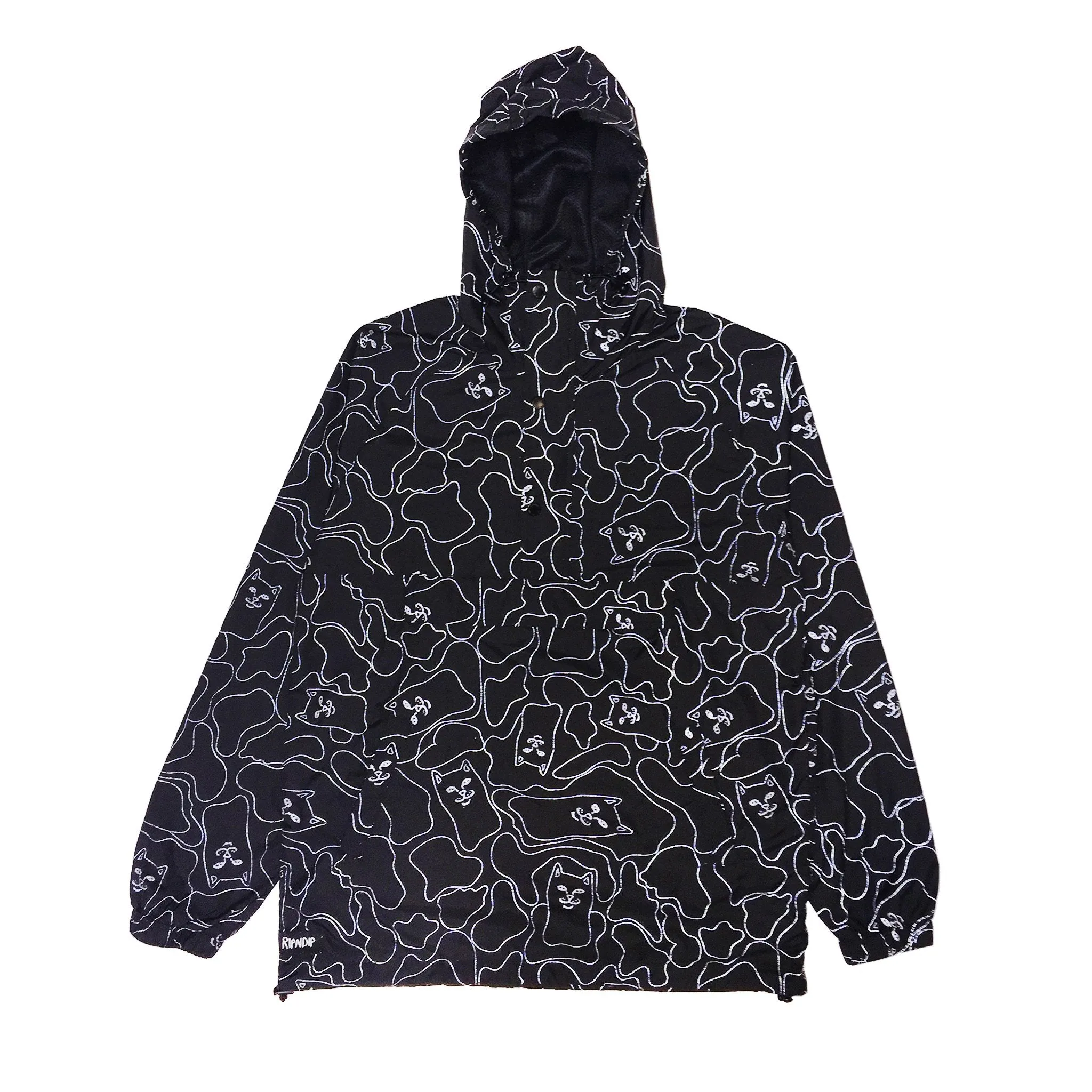 Nermal 3M Line Camo Anorak Jacket (Black)