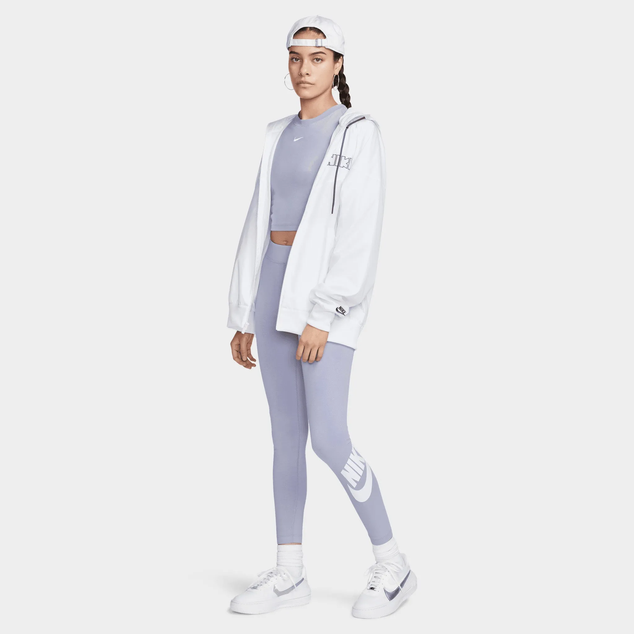 Nike Sportswear Women's Essential High-Rise Tights Indigo Haze / White