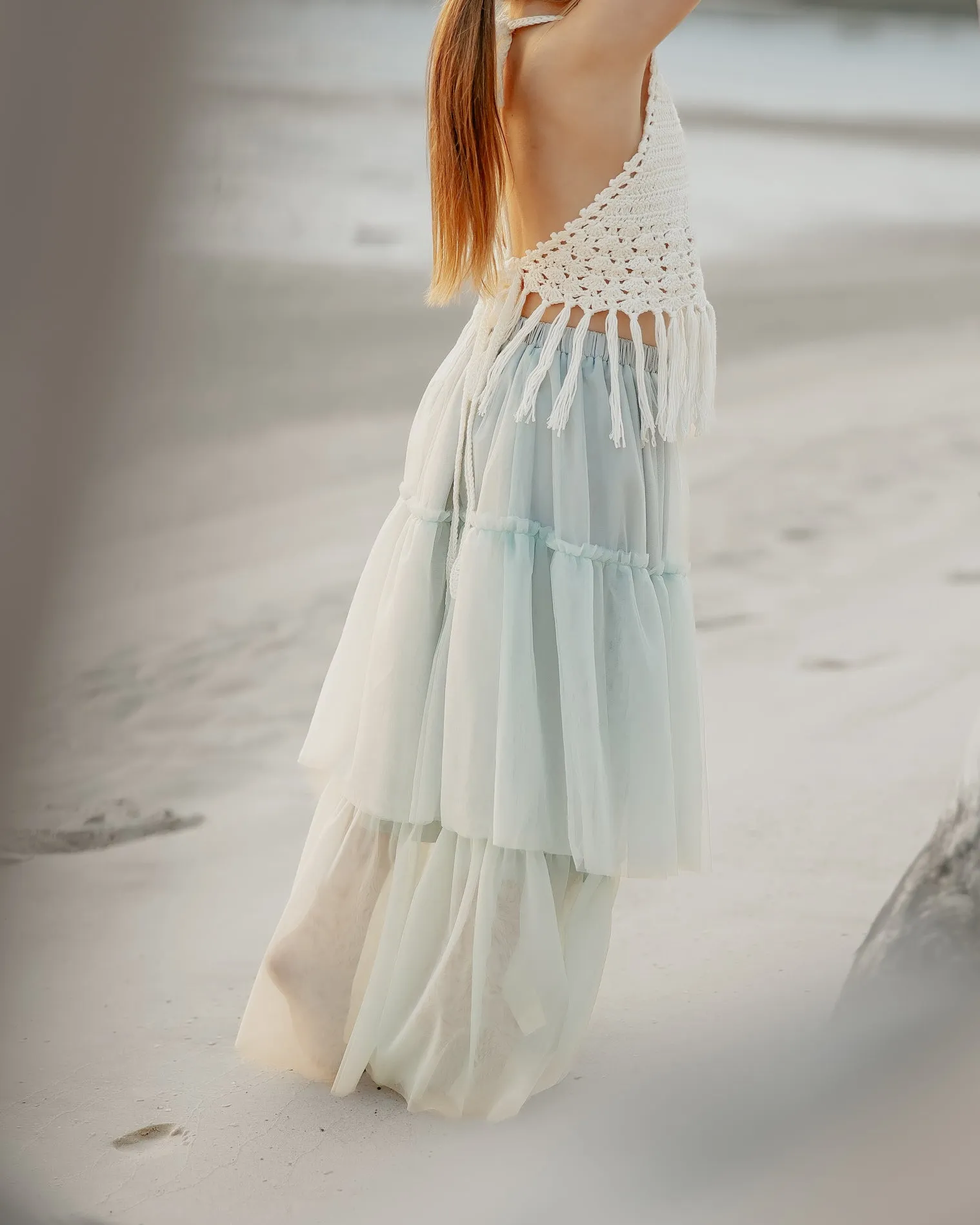 Nila Skirt (airy blue tulle)