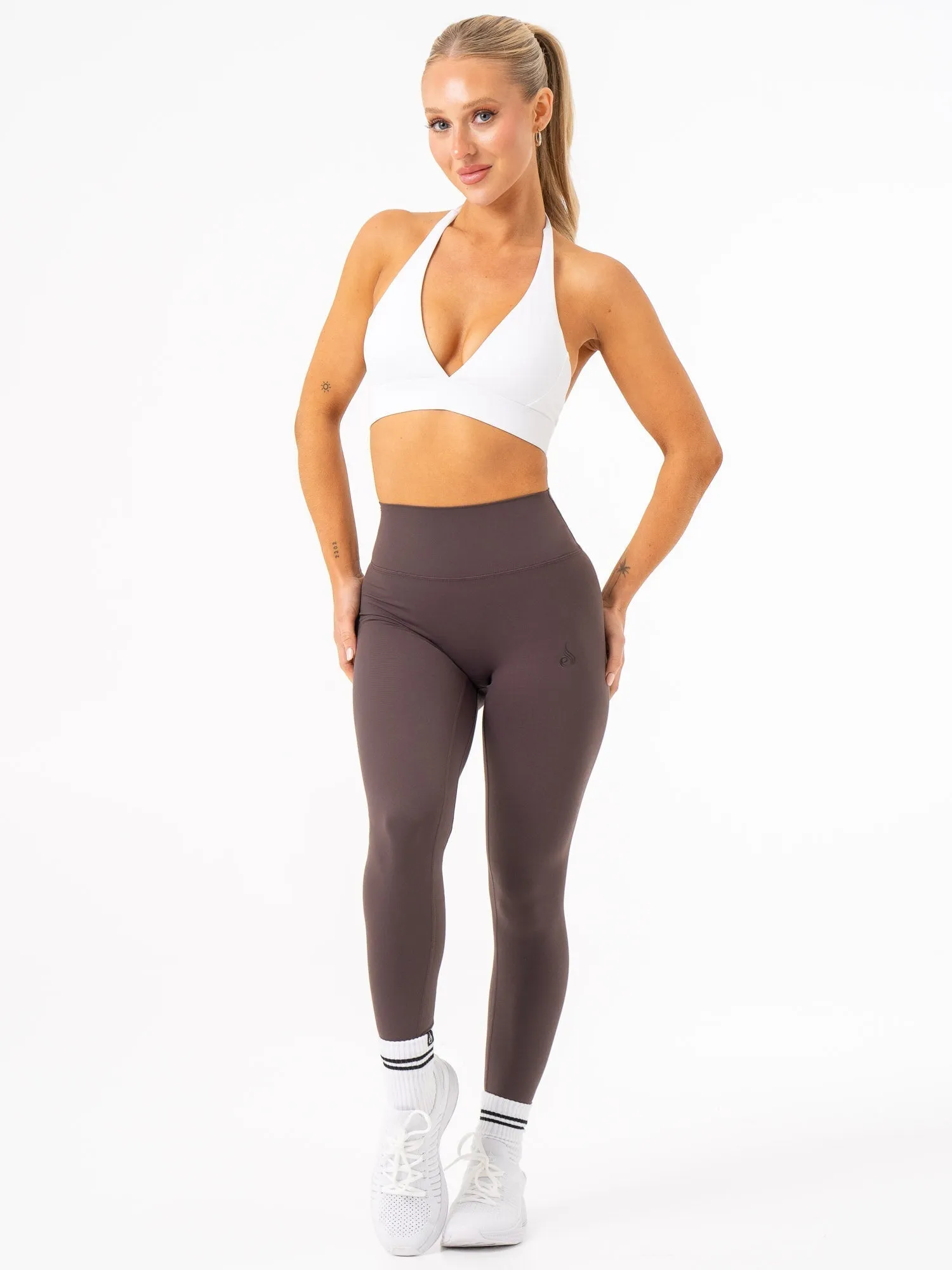 NKD High Waisted Leggings - Plum