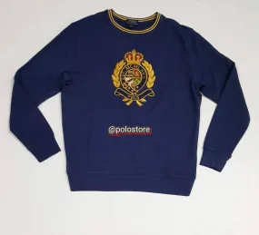 Nwt Kids Polo Ralph Lauren Crest Sweatshirt (8-20)