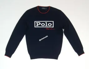 Nwt Polo Ralph Lauren Navy Ralph Lauren Signature Spellout Sweater