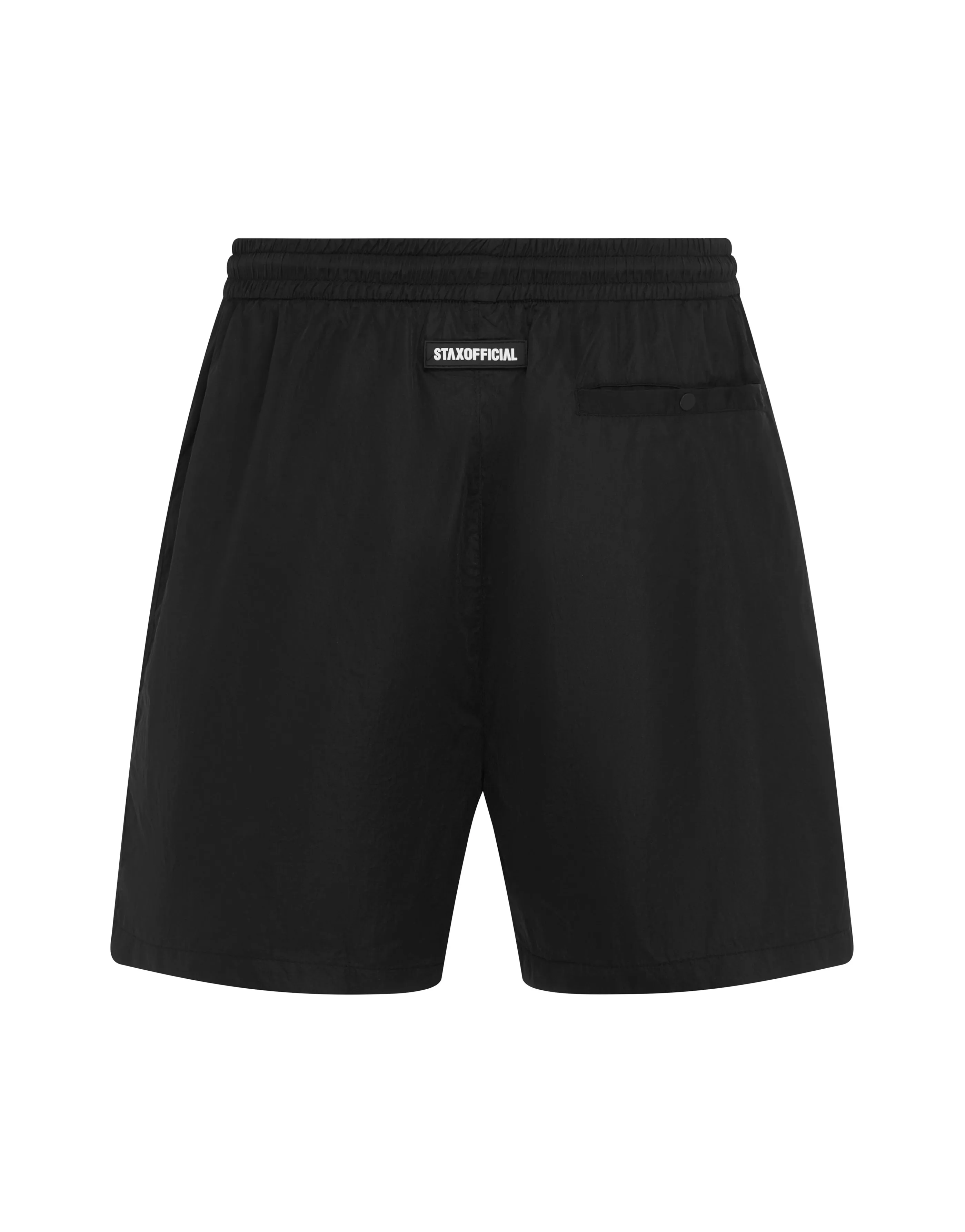 Old English Mens Nylon Shorts - Black