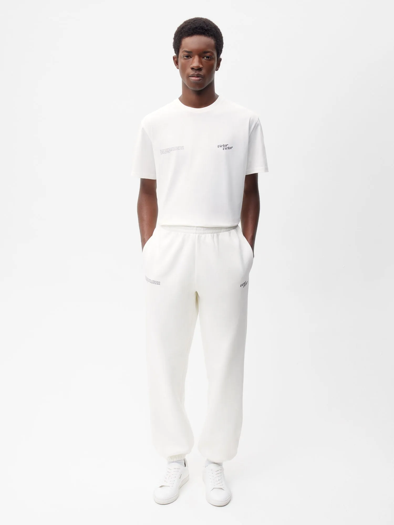 PANGAIA x Victor Victor Signature Track Pants—off-white