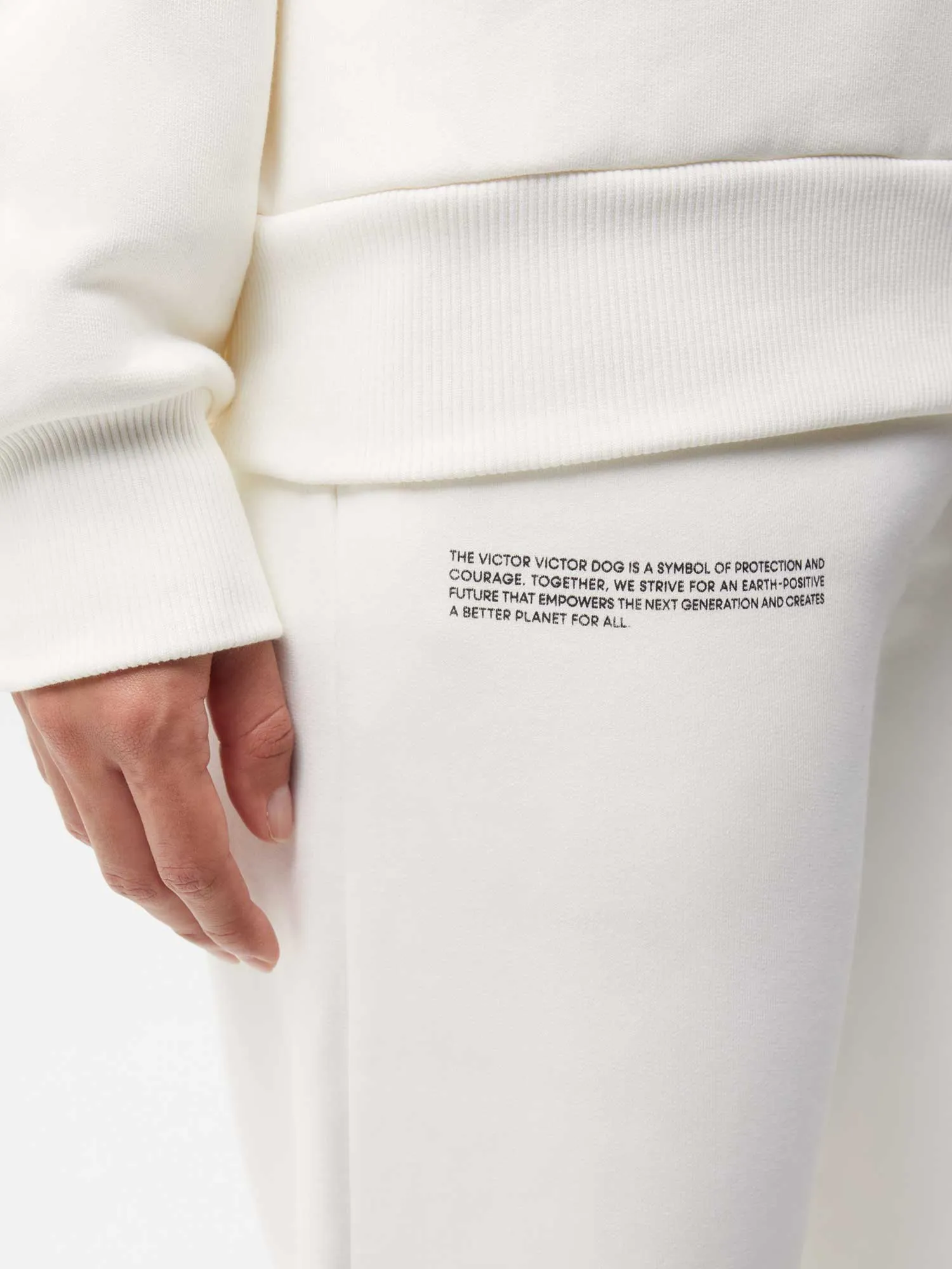 PANGAIA x Victor Victor Signature Track Pants—off-white