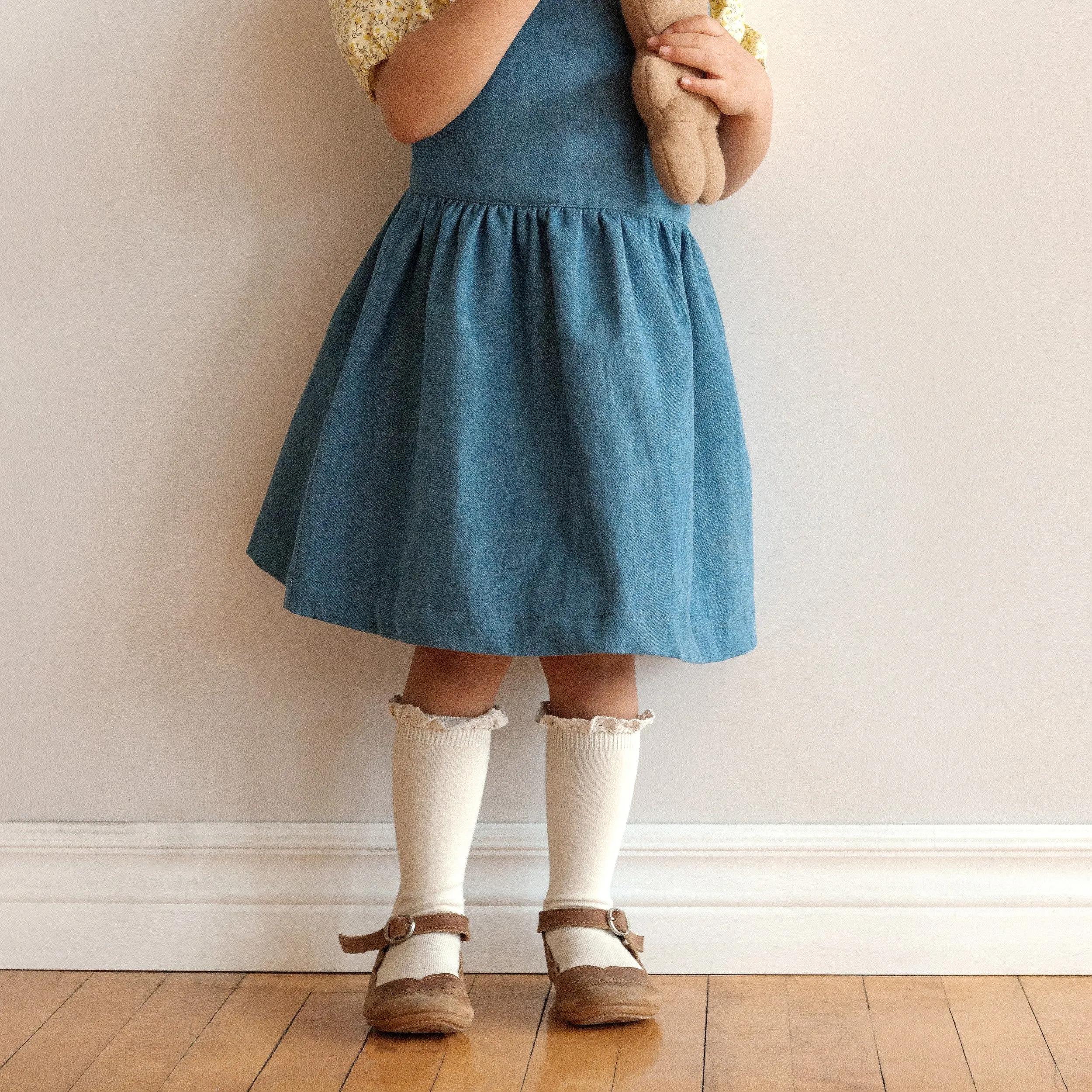 Pinafore Dress - Indigo Denim