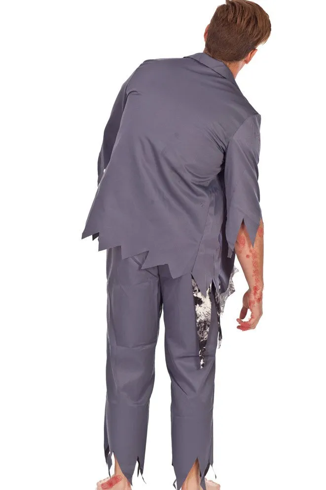 Premium Halloween Outfits For Men In Zombie Blood