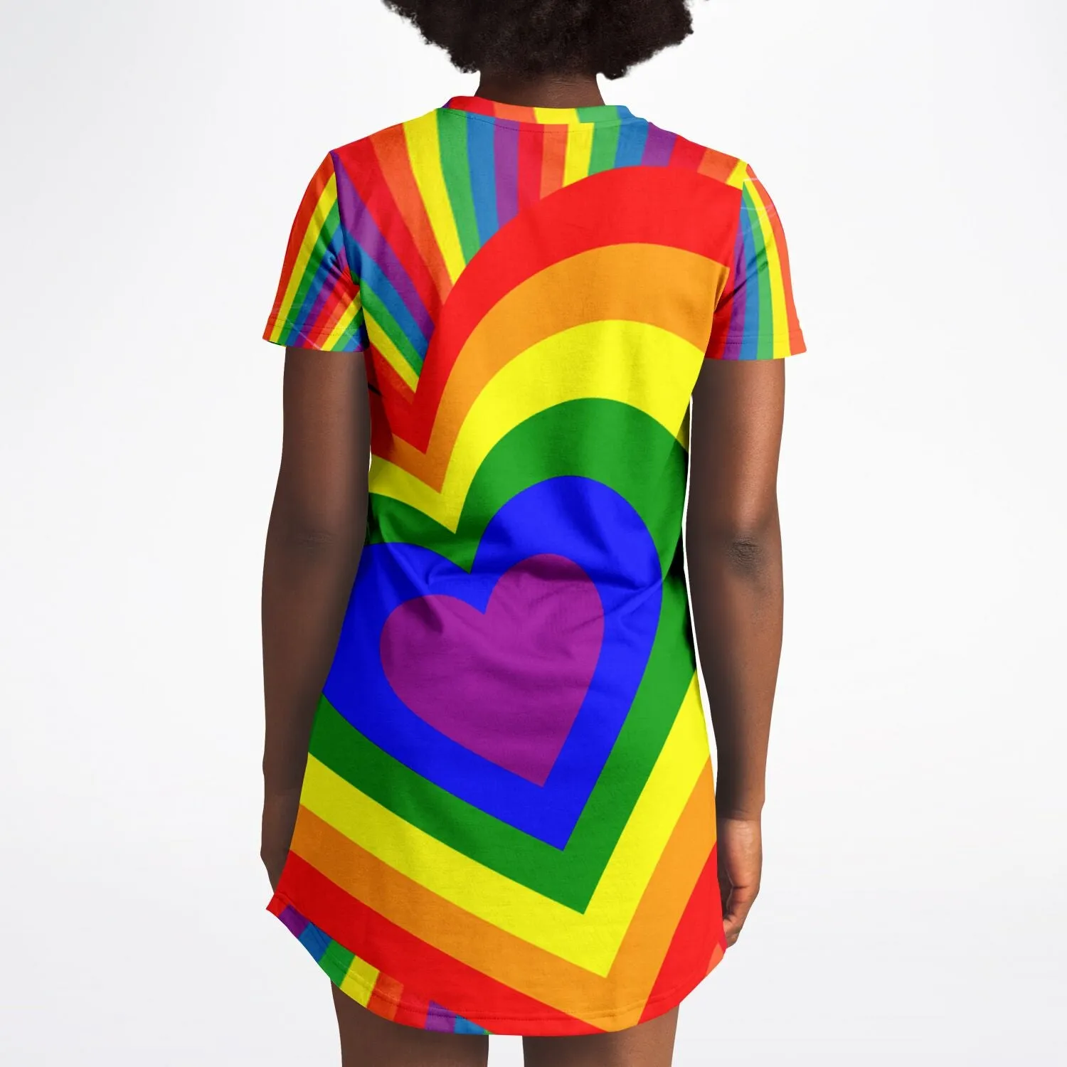 Pride Heart T-Shirt Dress