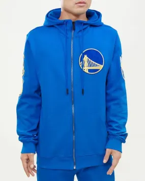 PRO STANDARD GOLDEN STATE WARRIORS LOGO ZIPPER HOODY