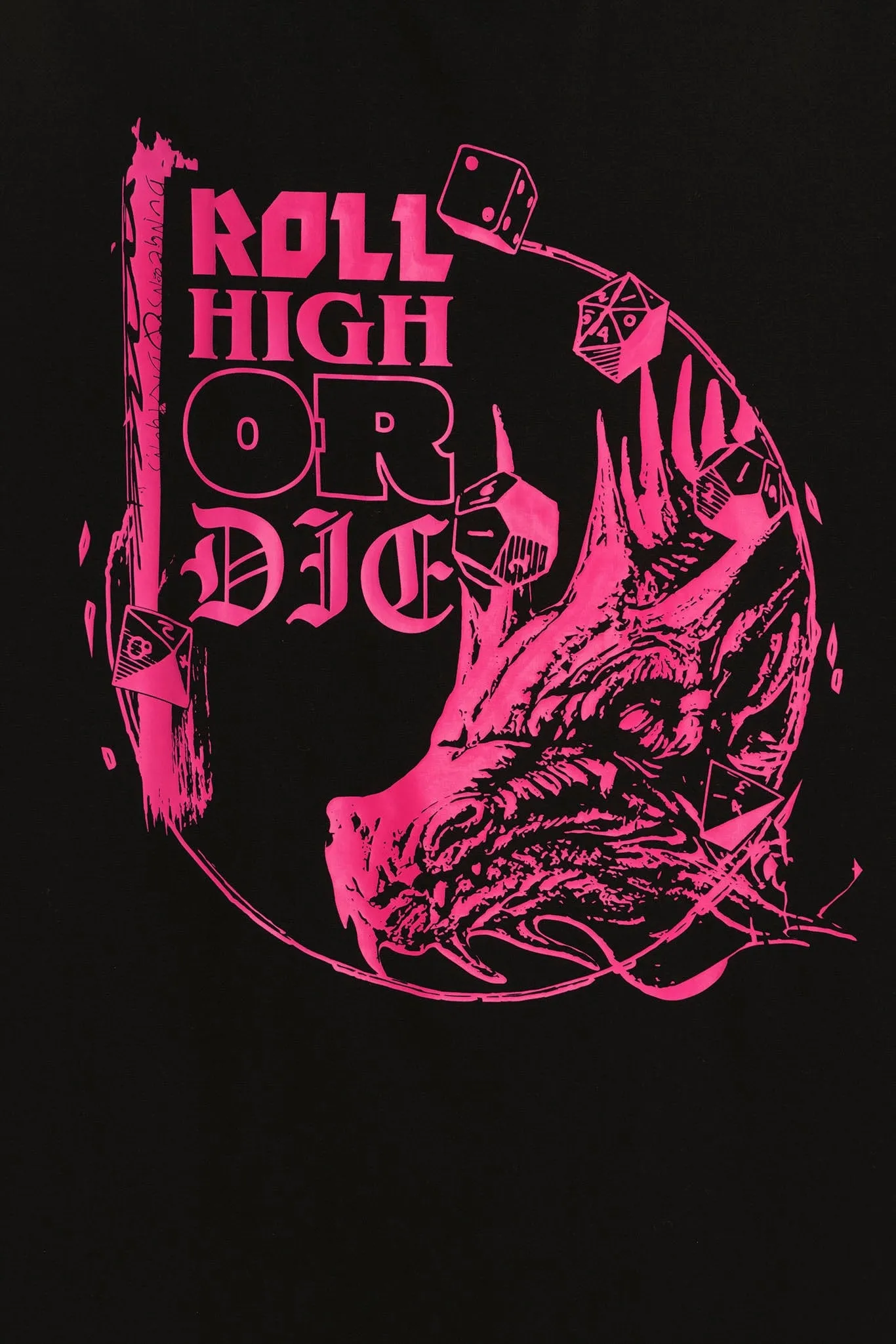 Roll High Or Die Giant Tee