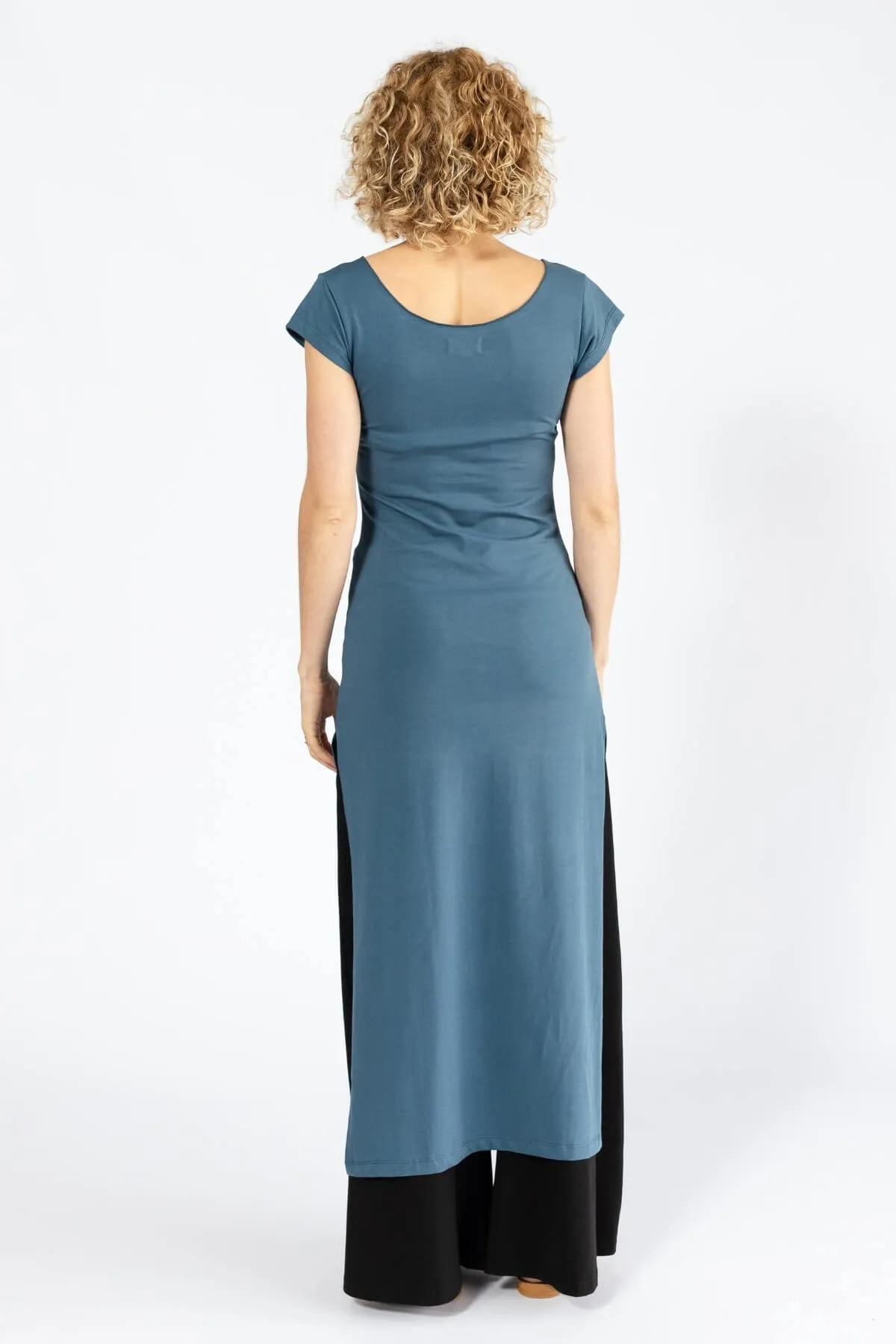 Sarita Dress - Dusty Blue