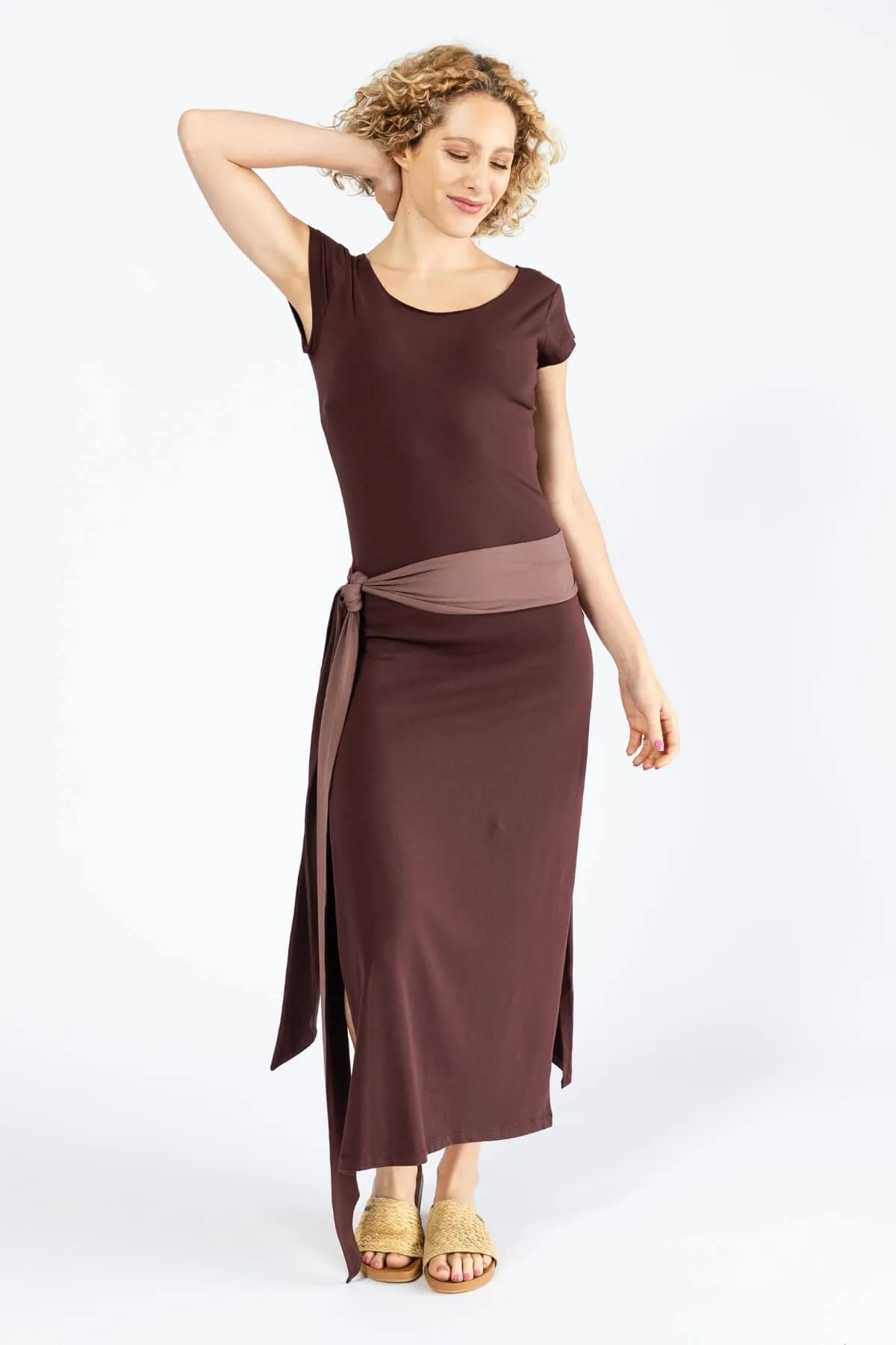 Sarita Dress - Sangria