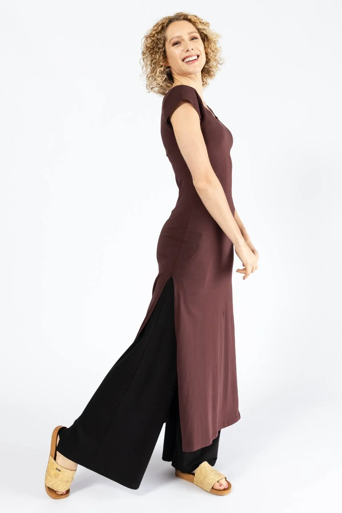 Sarita Dress - Sangria