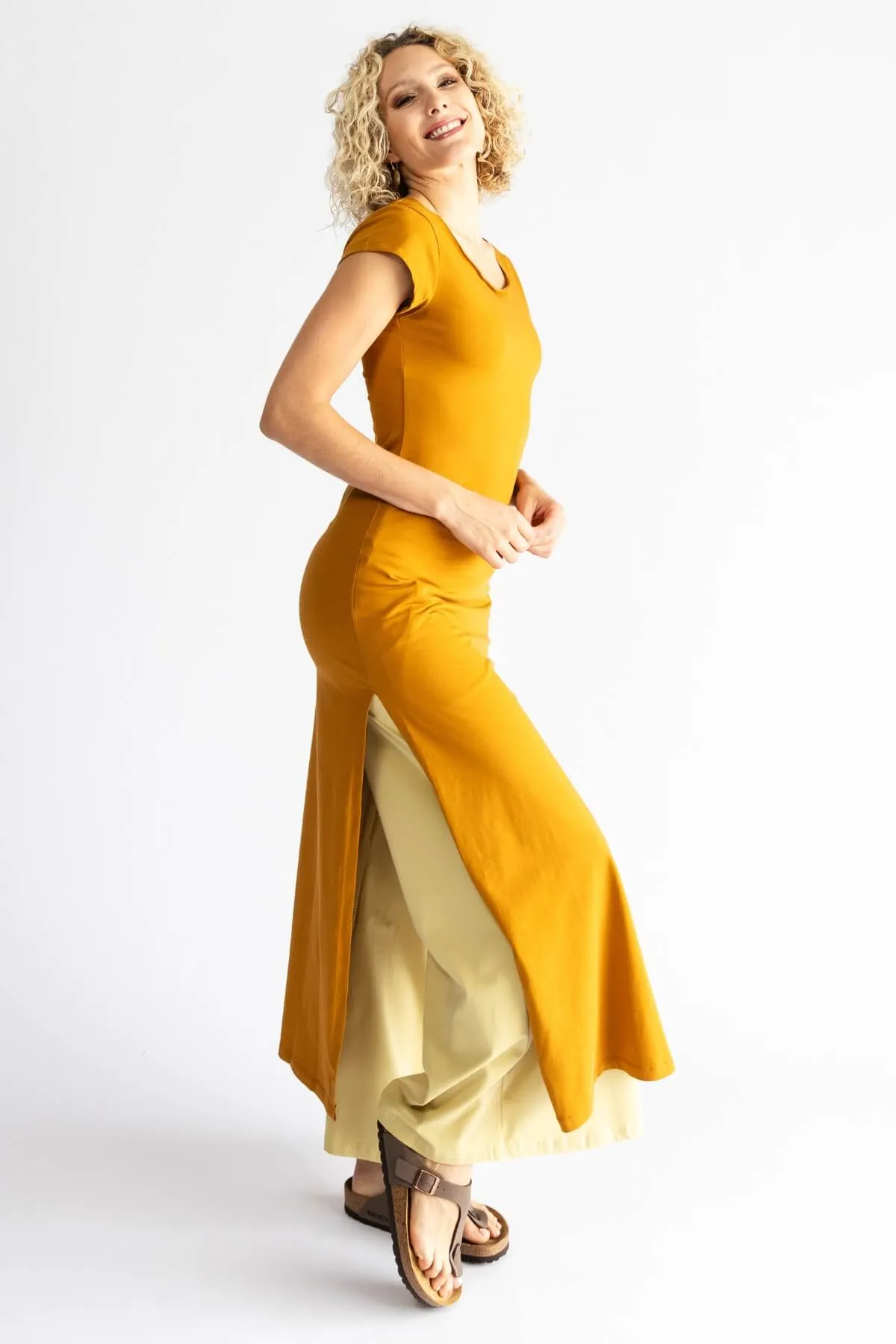 Sarita Dress - Turmeric