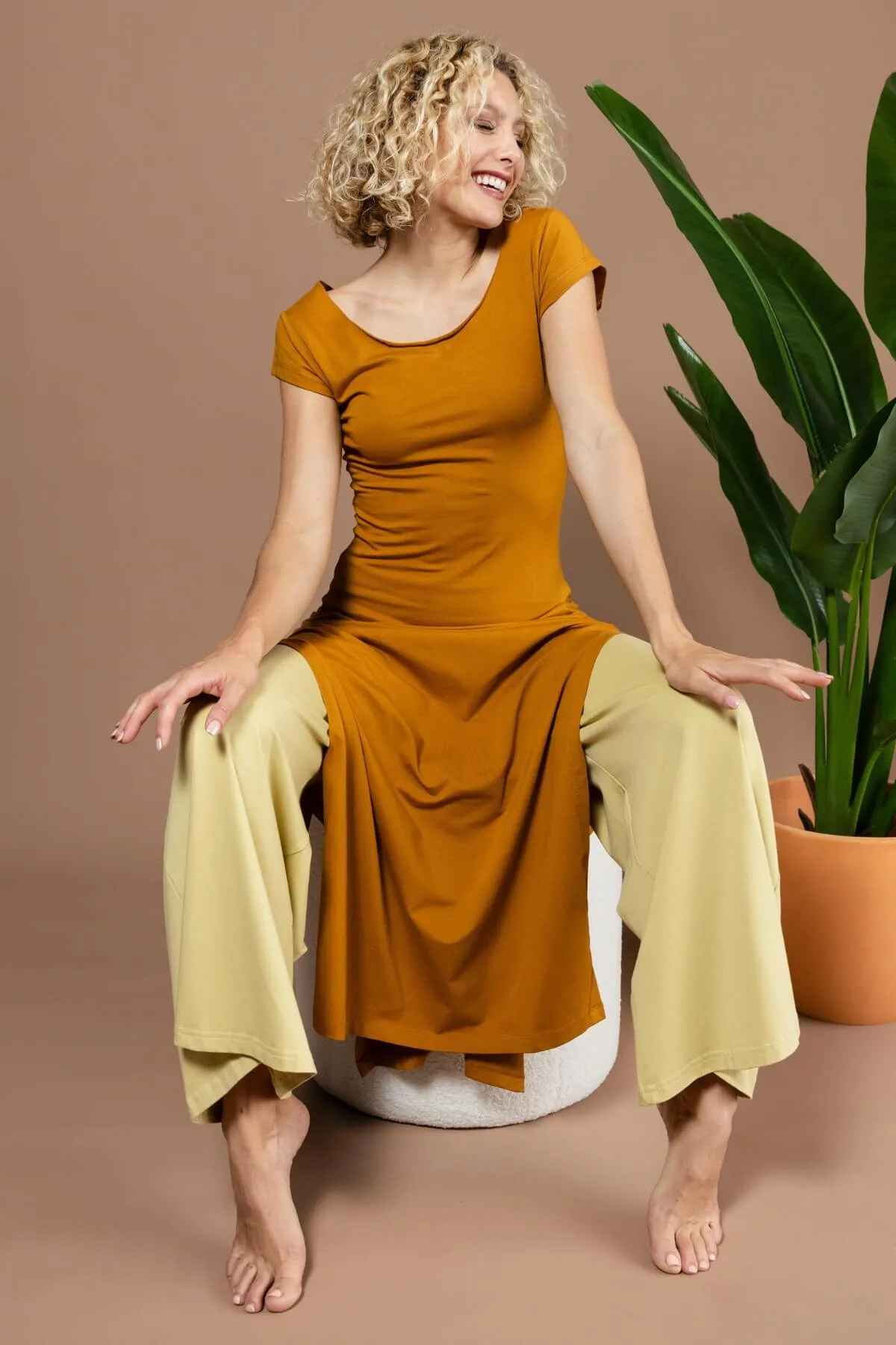 Sarita Dress - Turmeric