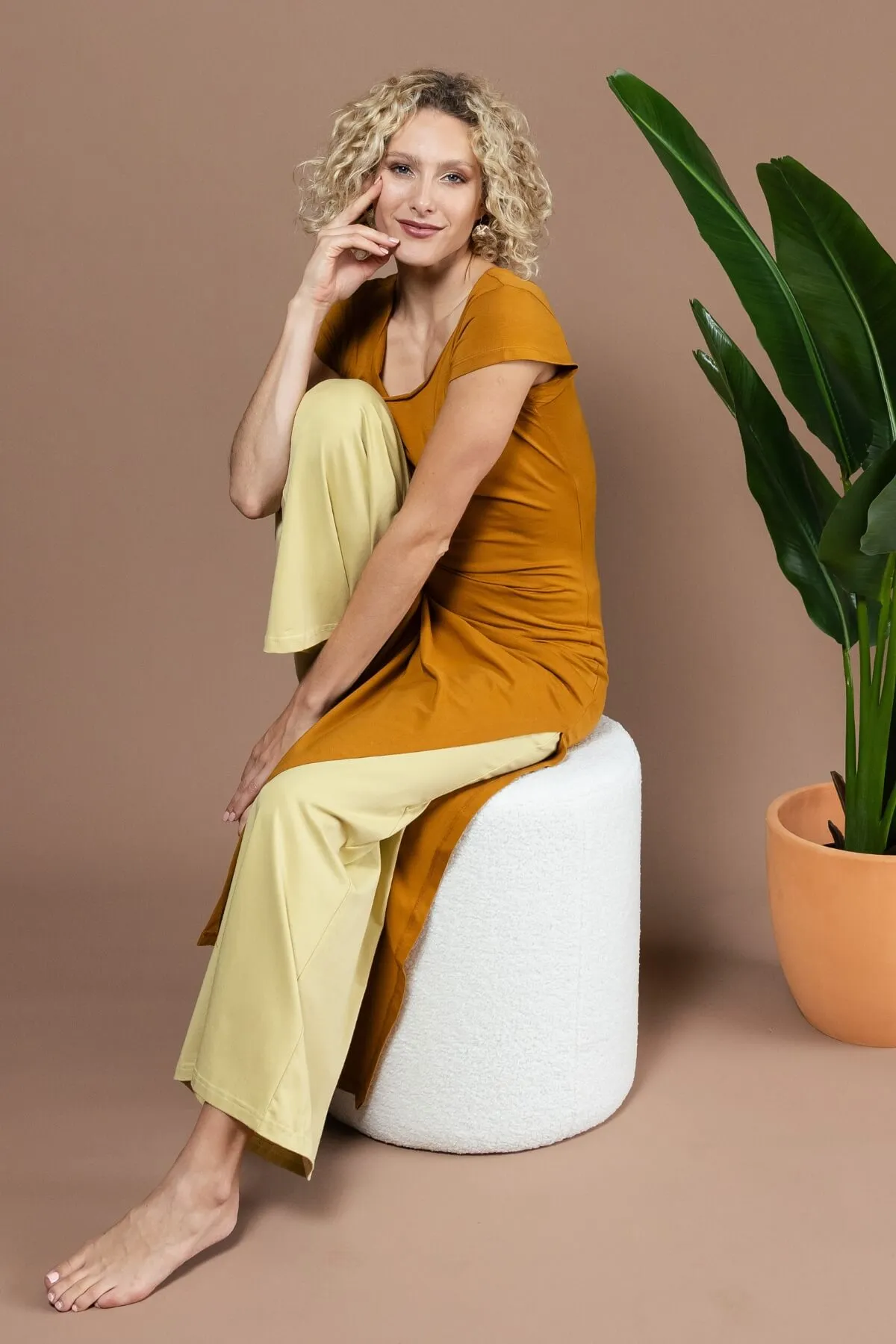 Sarita Dress - Turmeric