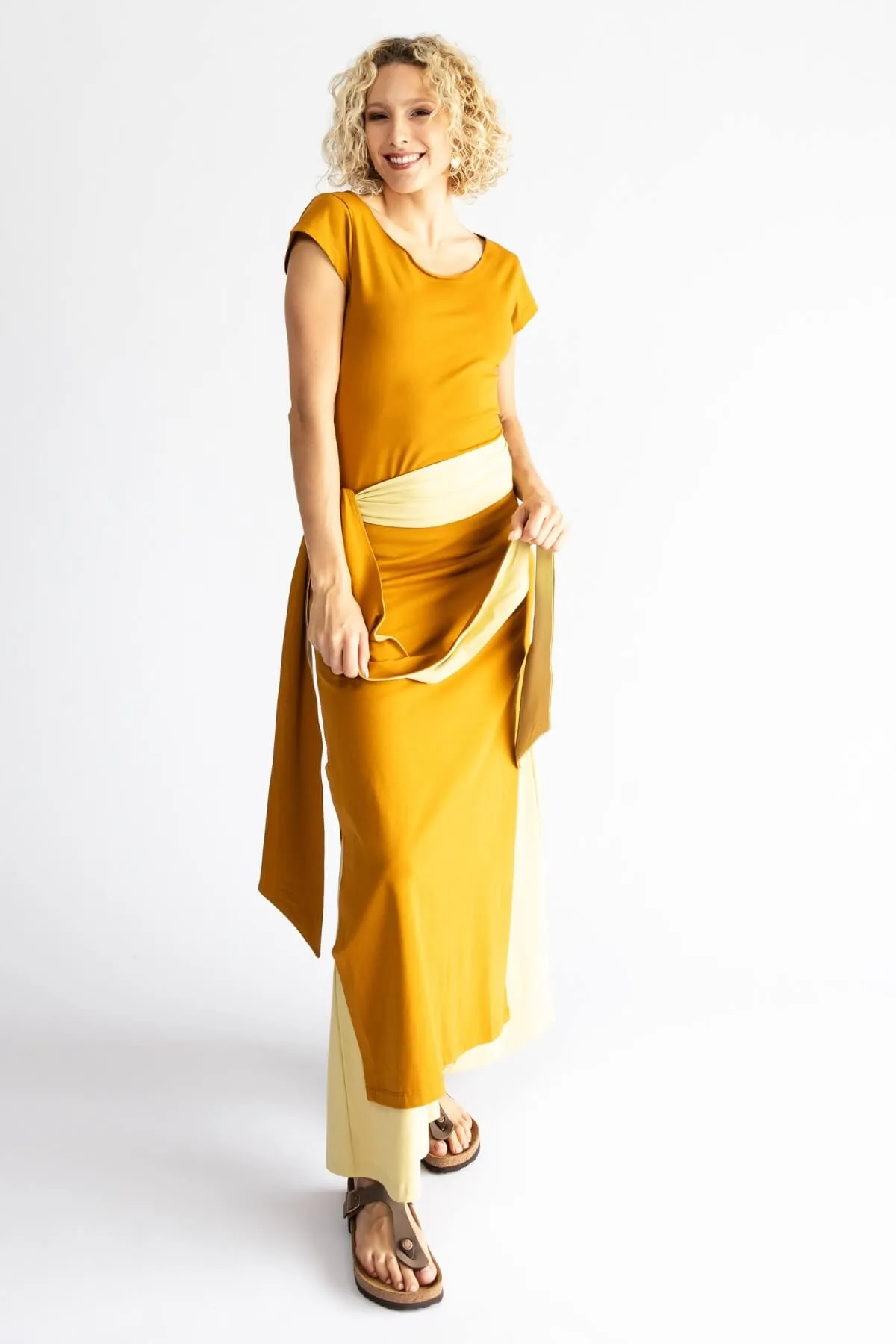 Sarita Dress - Turmeric