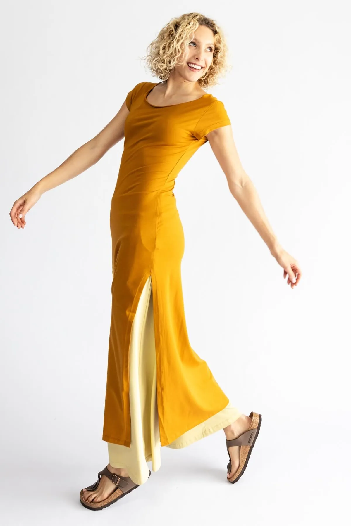 Sarita Dress - Turmeric