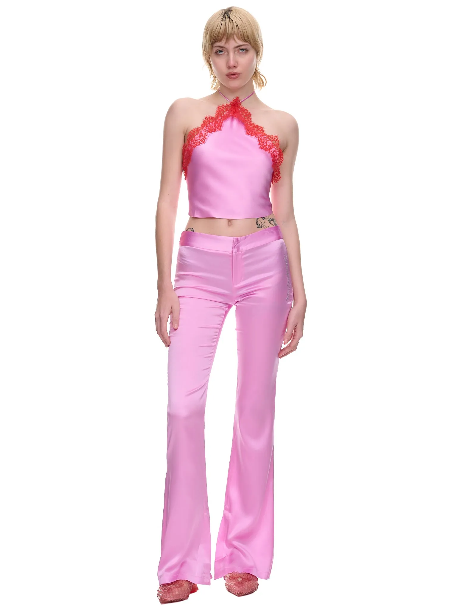 Silk Tattoo Pants (STFP-SILK-TATTOO-PINK)