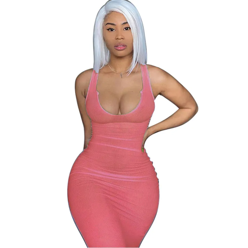 Skinny Bodycon Party Dress - Culture Heaven Special