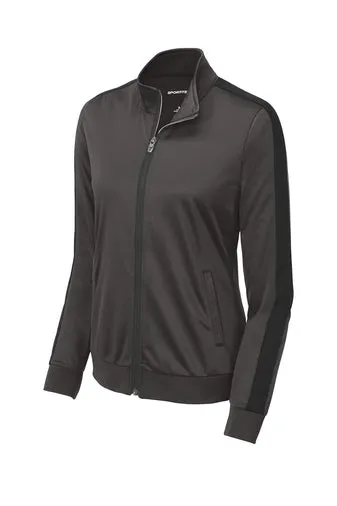 Sport-Tek ® Ladies Tricot Track Jacket