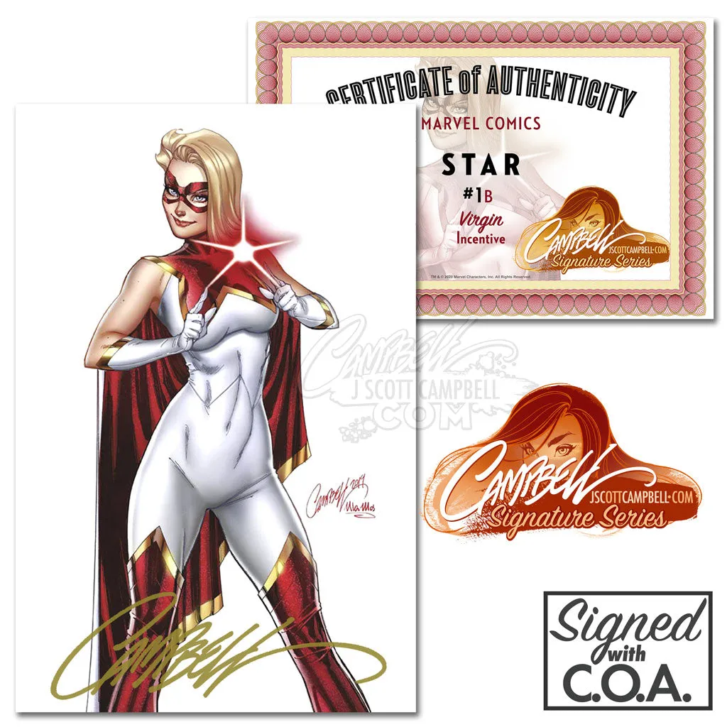 Star #1 J. Scott Campbell [B] INCENTIVE 1:200 Virgin