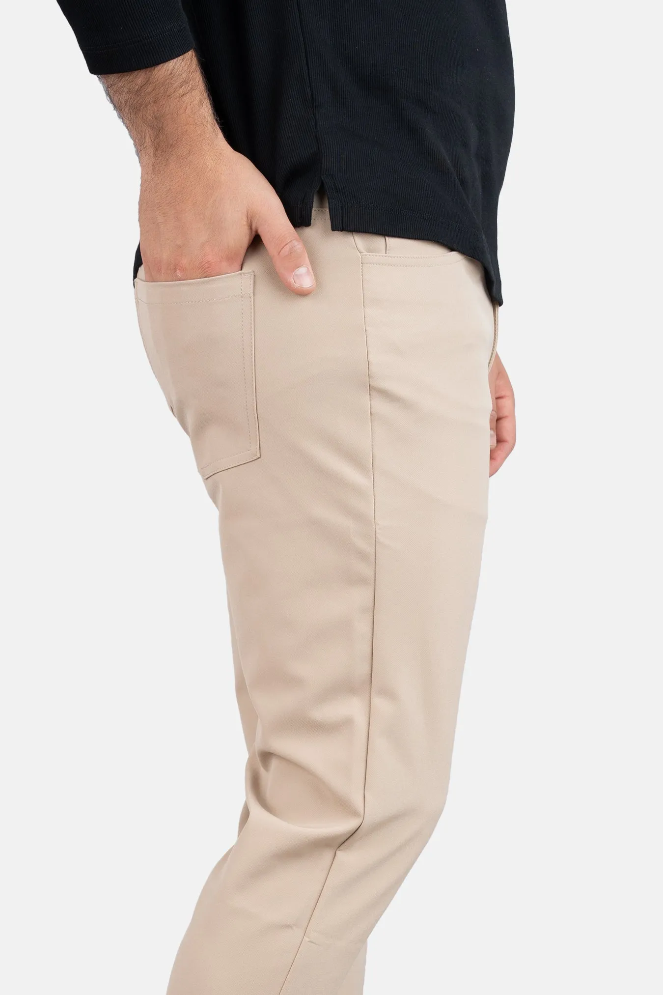 Super Stretch Performance Pants 5 Pocket Khaki