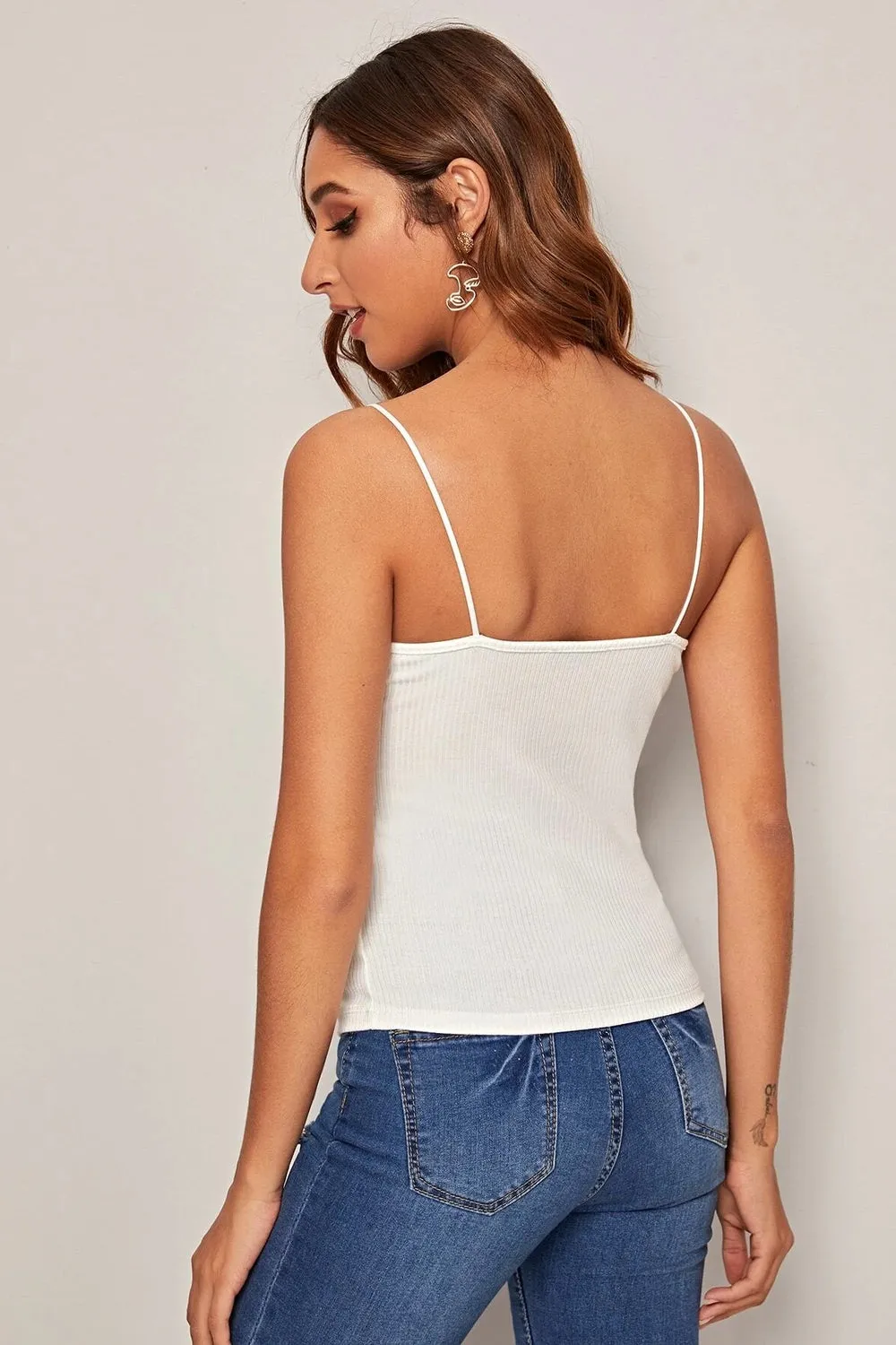 Sweatheart Neck Cami Top