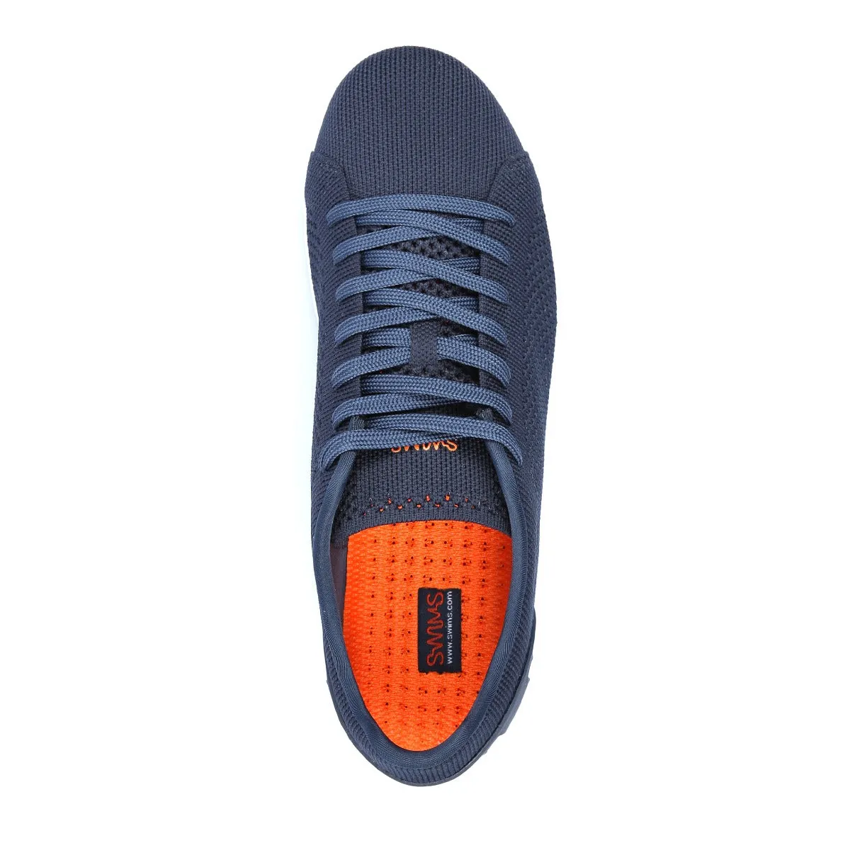 Swims Breeze Tennis Knit Shoe in Navy & White