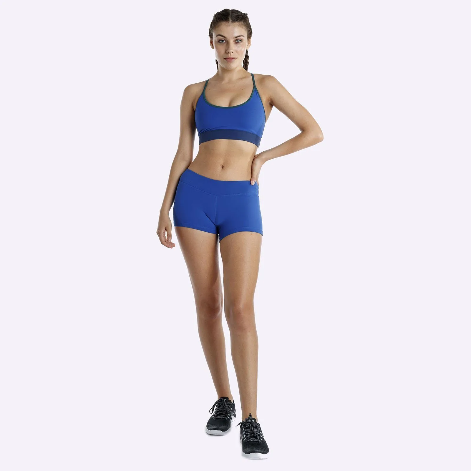 The WOD Life - Women's Swift Bra - Indigo/Surf Blue