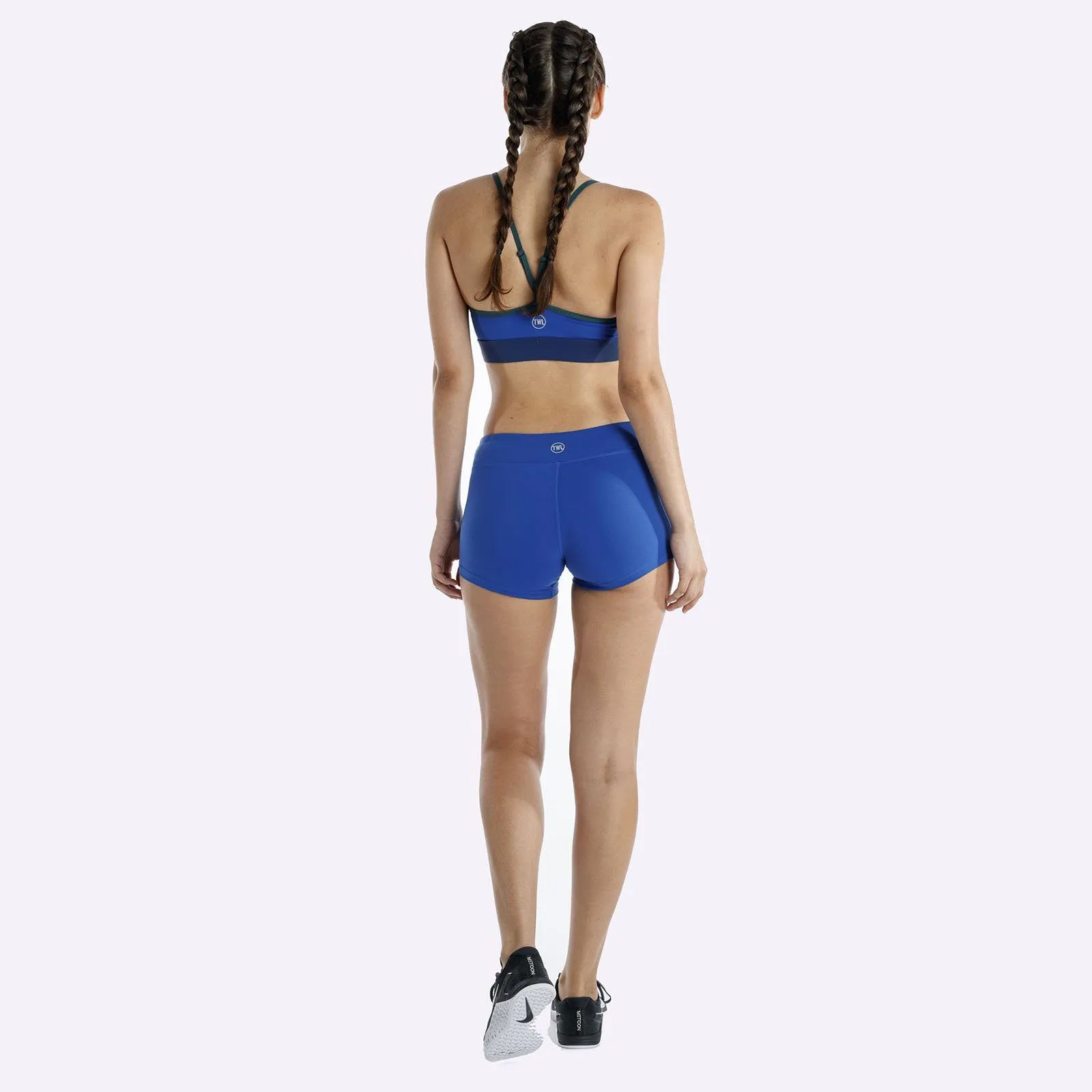 The WOD Life - Women's Swift Bra - Indigo/Surf Blue