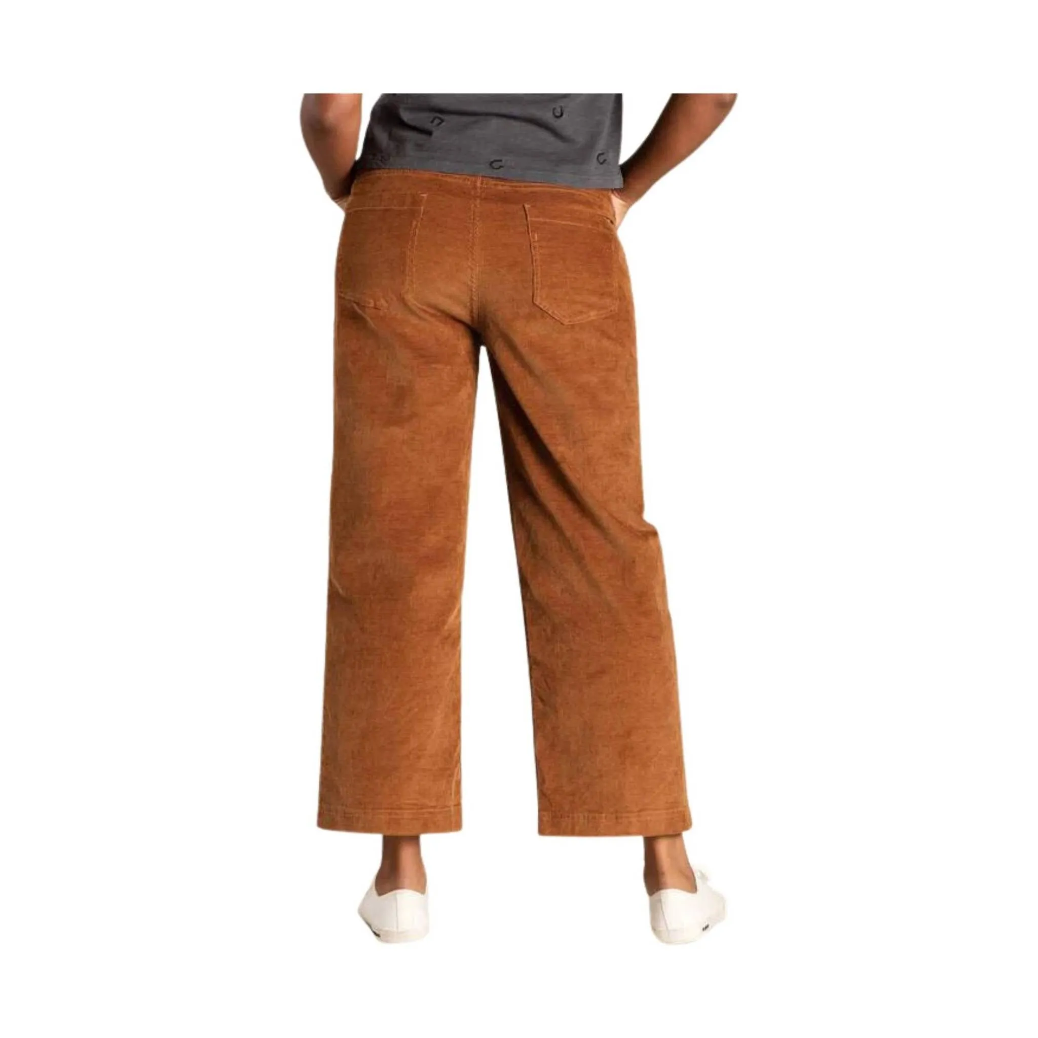 Toad & Co Women's Karuna Cord Wide Leg Pant - Brown Sugar