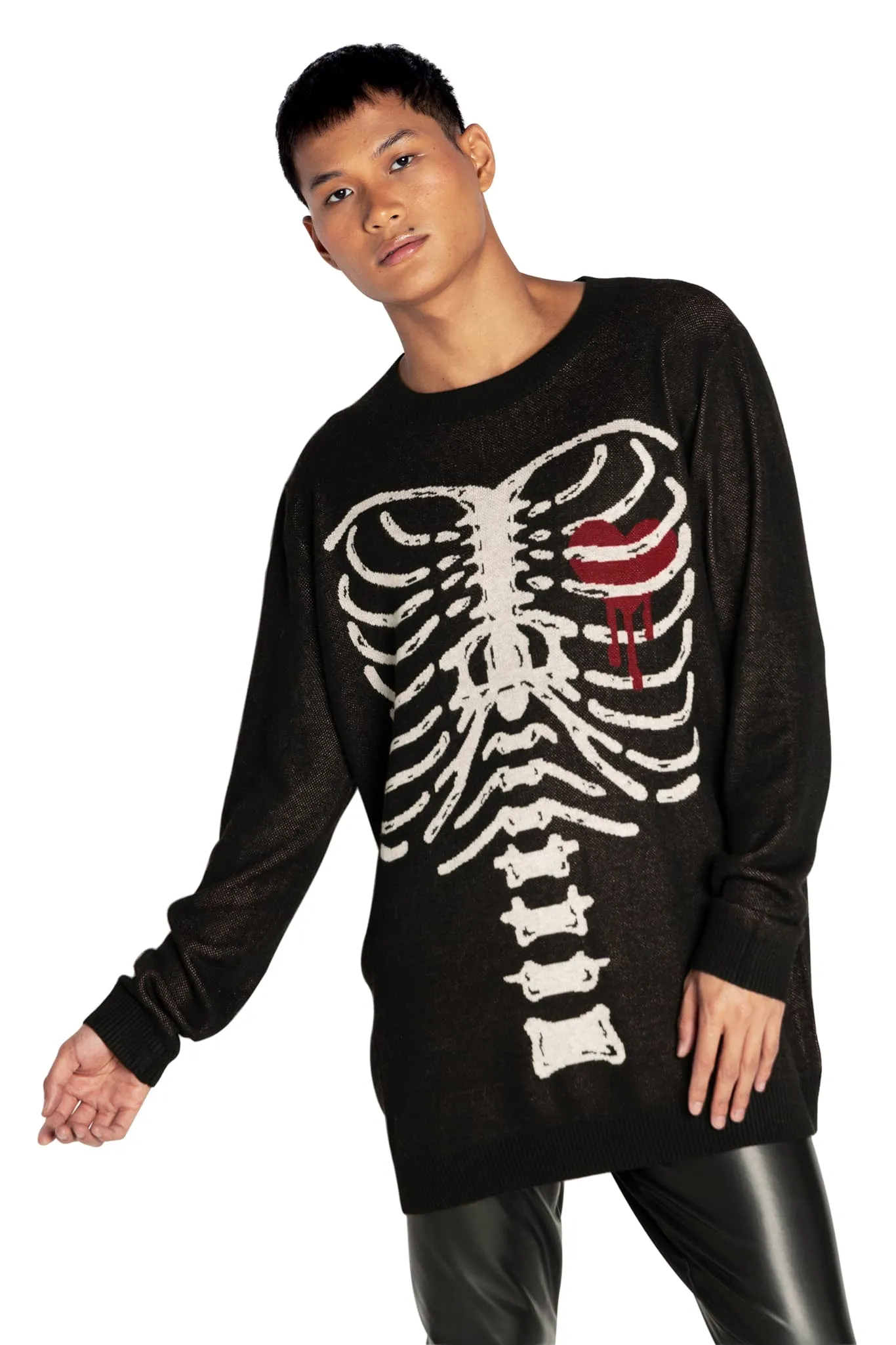 Under My Skin Crew Knit Sweater