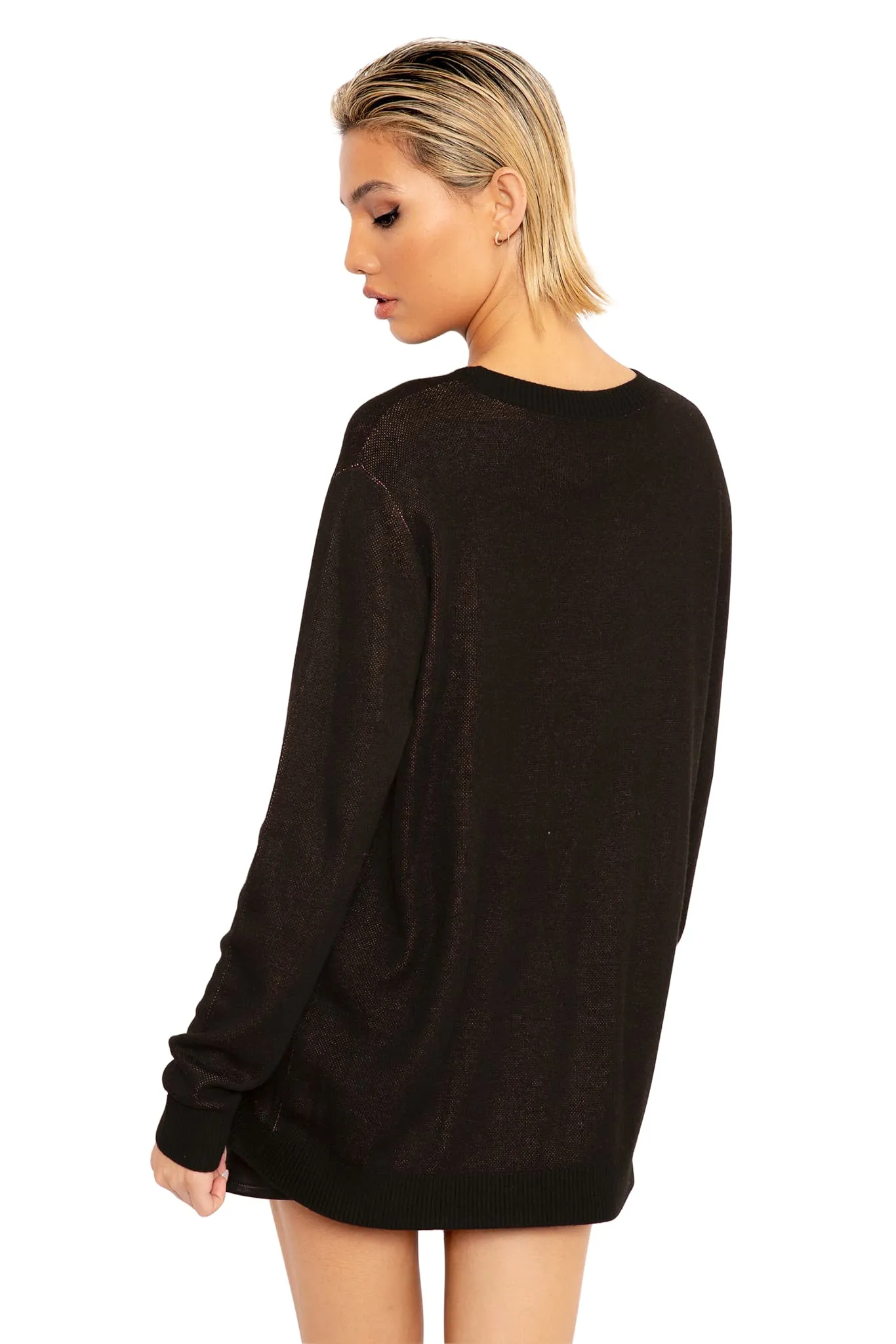 Under My Skin Crew Knit Sweater