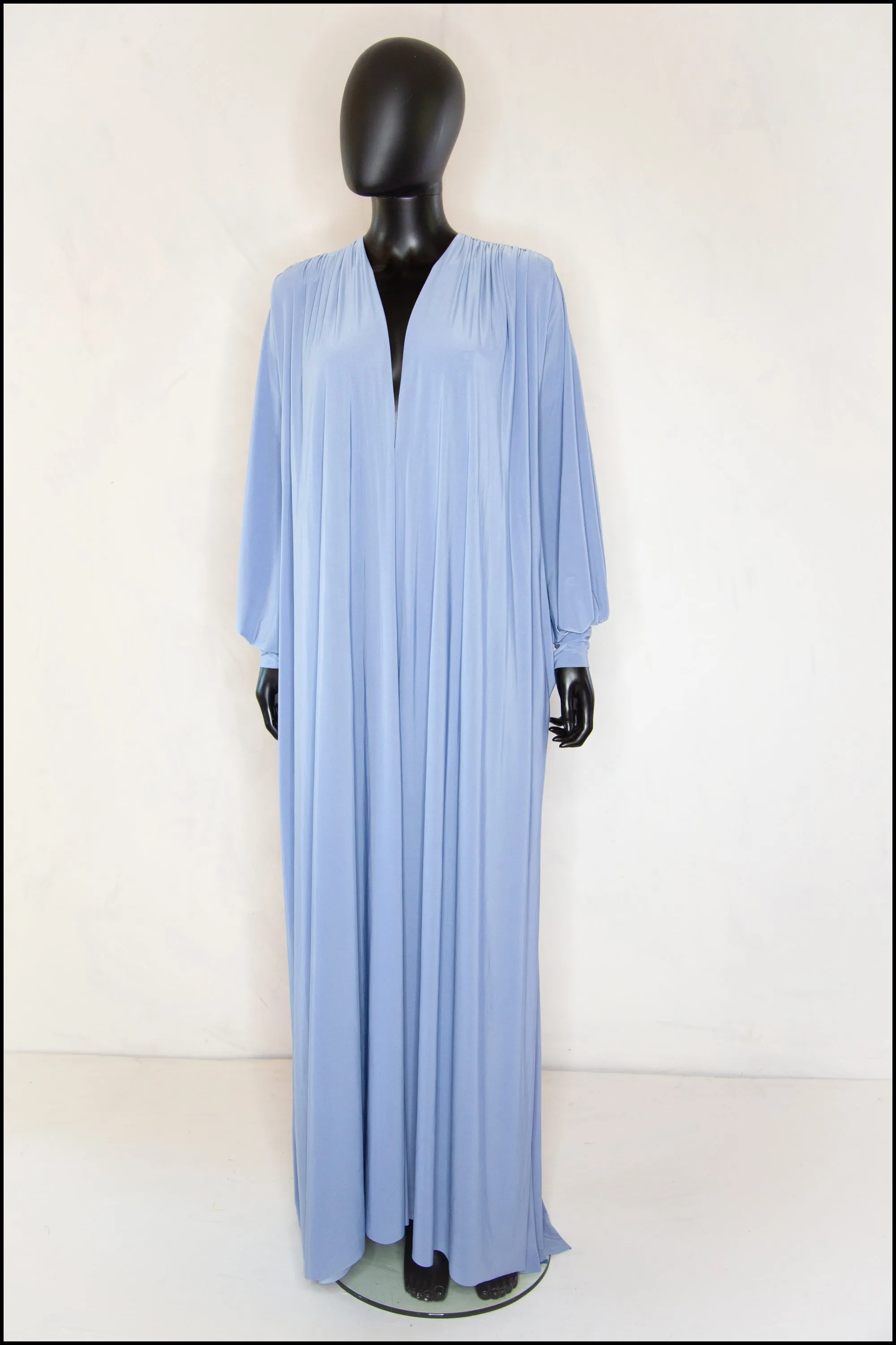 Vamp - Dusky Blue Maxi Dress