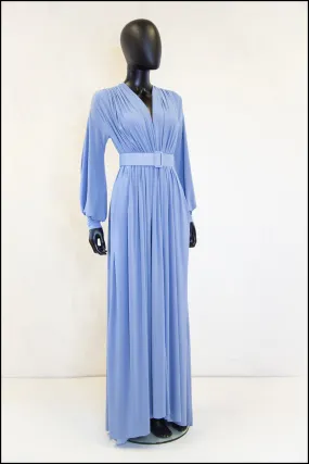 Vamp - Dusky Blue Maxi Dress