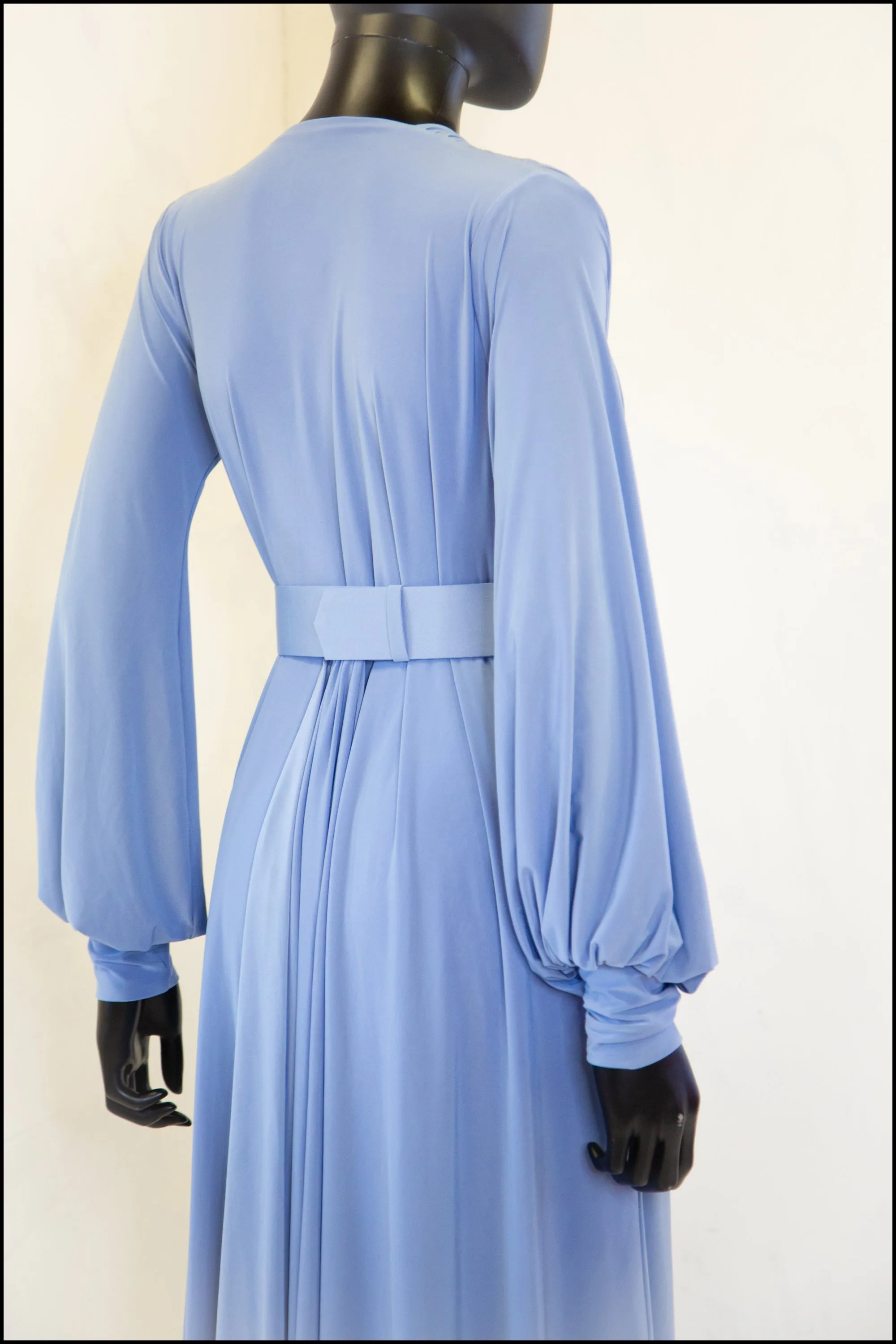 Vamp - Dusky Blue Maxi Dress