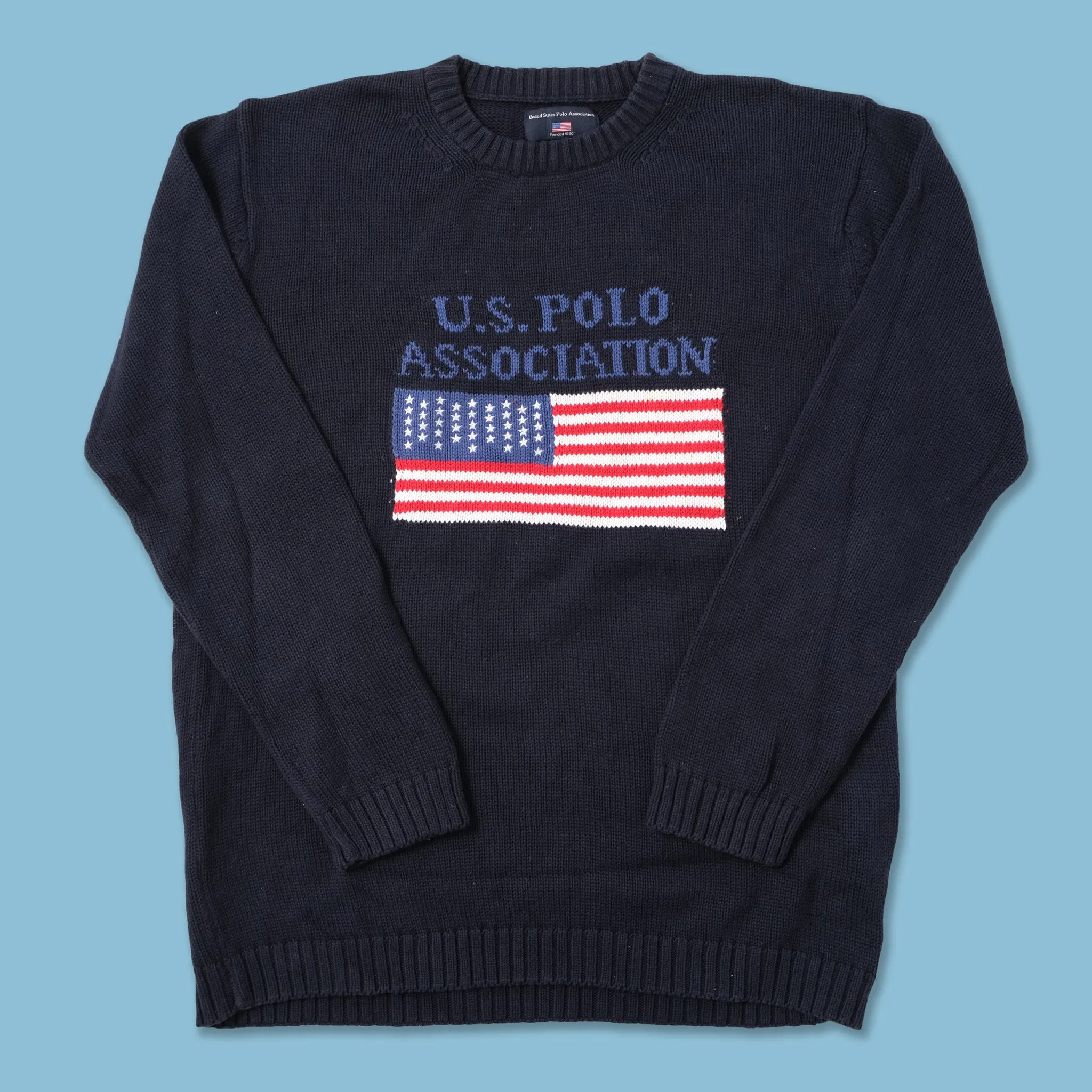 Vintage US Polo Knit Sweater Medium