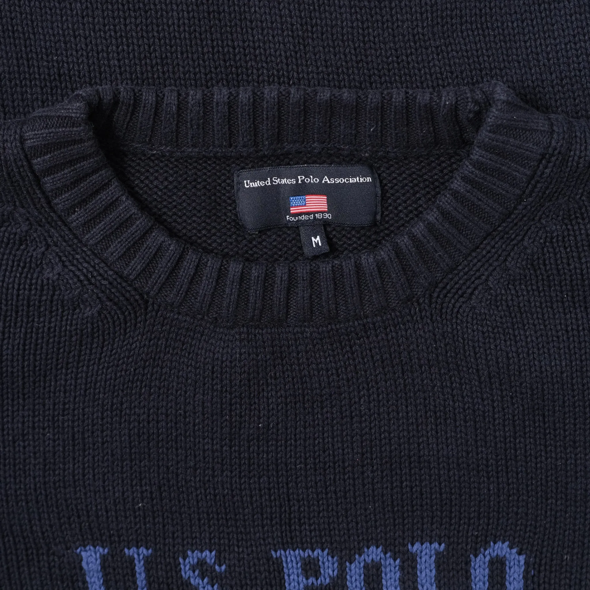 Vintage US Polo Knit Sweater Medium