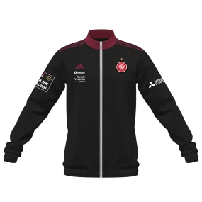 Western Sydney Wanderers 24/25 Track Jacket (IA0416-BLACKRED)