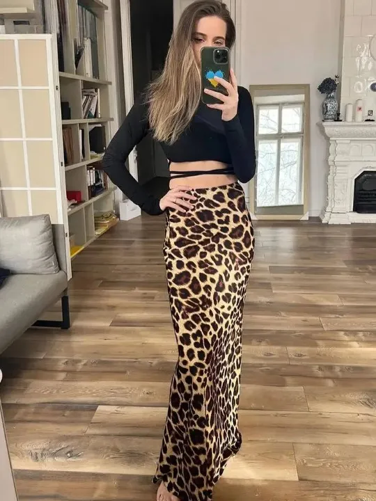 Zadie Cheetah Charm Midi Skirt